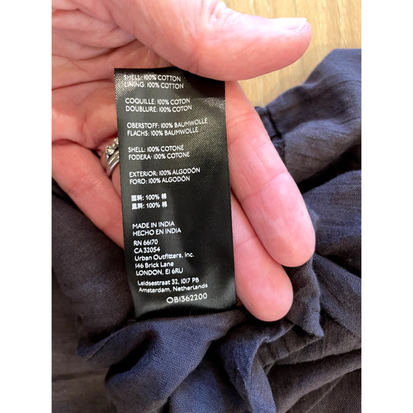 Urban Outfitters Maisy High Neck Black Ruffle Dress XS - Picture 9 of 9